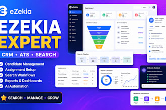 setup and customize ezekia CRM ats for executive search