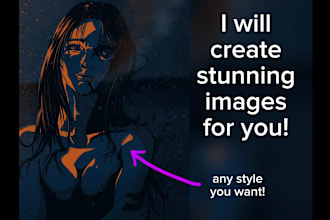 create a character or illustration based on your ideas
