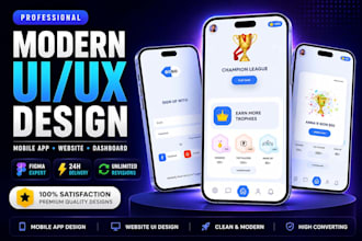 design unique mobile app uiux