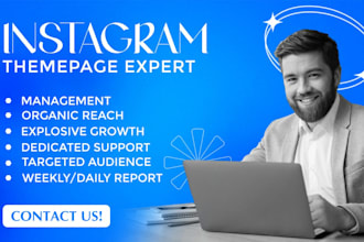 manage and grow instagram theme page