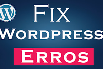 fix wordpress errors and wordpress bugs or issues