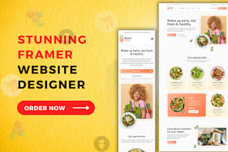 create stunninge framer website design and figma to framer conversions
