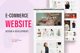 build wordpress ecommerce website, woocommerce store, shopify, wix, squarespace