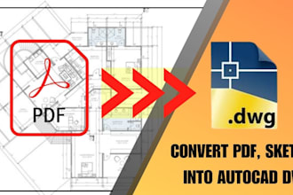 convert pdf to dwg retain layers or sketch,picture to dwg autocad possibly