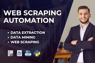 do python web scraping, data scraping, data mining