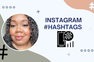 research and provide tailored instagram hashtags