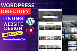 build wordpress classified or listing directory   website design