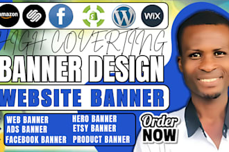 design high quality shopify banners, website banners, shopify design or redesign