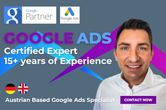 audit, setup and optimize google ads to a master campaign
