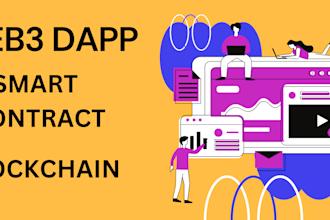 develop smart contract with solidity web3 dapp erc20 bsc20 private blockchain