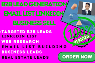 deliver b2b lead generation targeted linkedin leads business leads