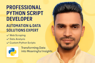 develop python scripts for web scraping and automation