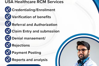 do medical billing, credentialing, insurance verification rcm services