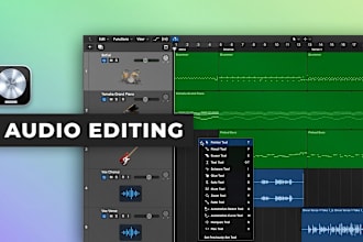 fix clean, edit, sync and mix master your audio file