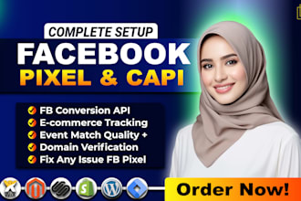 setup facebook pixel conversion API, meta pixel and server side tracking by GTM