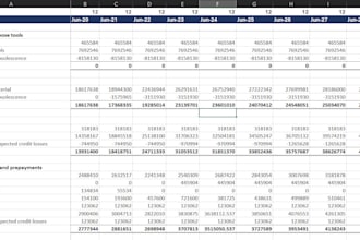 prepare robust financial models