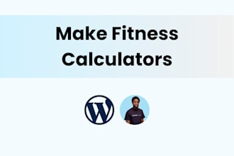 create fitness and health calculators for wordpress site