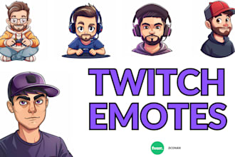 design custom twitch emotes for your channel