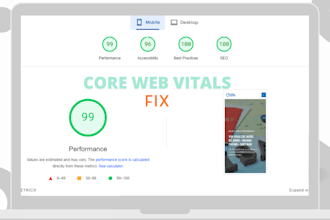 optimize core web vitals to fix cls, inp and lcp, pagespeed insights