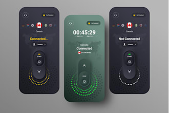 develop VPN app, VPN server, admob app, admin panel, openvpn