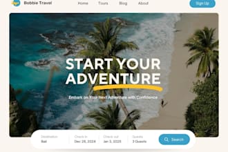 create short term rental, vacation, airbnb, booking, property management website