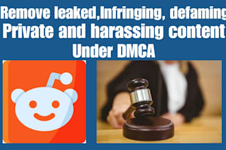 remove infringing and leaked content from reddit under dmca
