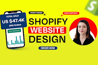 create successful shopify dropshipping store shopify ecommerce website design