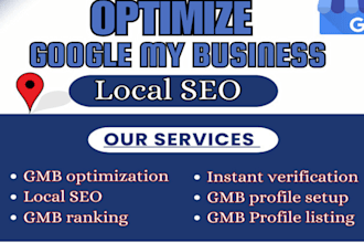 google my business setup and local gmb optimization