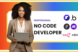 develop bubble io marketplace website mvp app figma ui, make made com automation