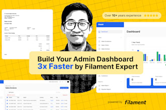 develop your laravel app with filament dashboard
