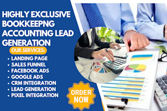 generate quality bookkeeping lead accounting leads tax leads via facebook ads