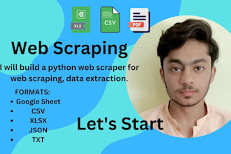 scrape and collect data from any website with accuracy and efficiency