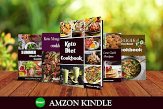design recipe e book, cookbook, diet and meal plan