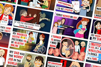 draw an illustrated youtube thumbnail for you in every style