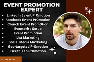 linkedin event promotion webinar event concert, eventbrite event promotion