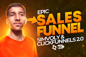create sales funnel using clickfunnels 2 0 and simvoly