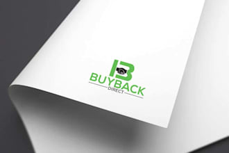 make creative minimalist text logo design for your brand