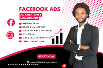 set up facebook and instagram ads for leads and sales