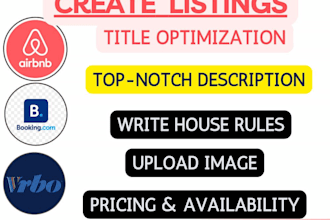 list your property on airbnb, vrbo and booking com for maximum bookings