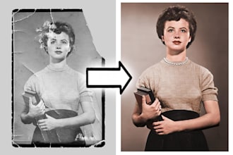 restore, enhance and upscale old photos and low quality images