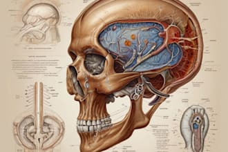 draw detailed medical and scientific illustrations