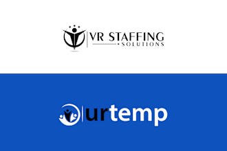 design recruitment, staffing or job board website logo