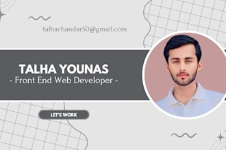 be your front end developer
