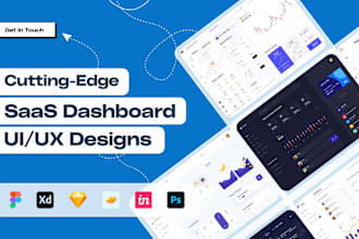 do dashboard design and saas ui ux design in figma
