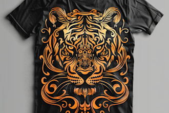 design a unique and edgy custom t shirt design