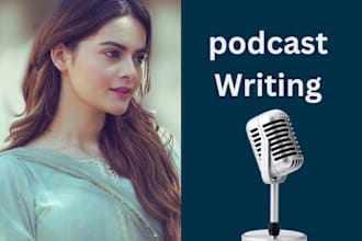 do podcast writing script