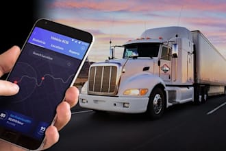 create logistics website, trucking, transport, dispatch, freight, cargo website