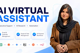 be your ai executive virtual assistant for admin, research and business