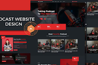 build podcast wordpress website design music website dj website podcasts website