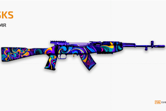 create gun skin or 2d skin art for game item props and objects in photoshop